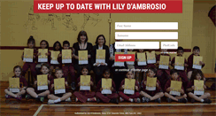 Desktop Screenshot of lilydambrosio.com.au